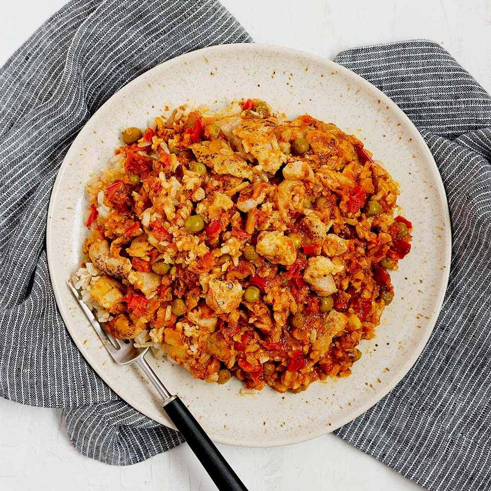 Rice and Chicken in Tomato, Onion & Garlic Sauce - Image 2